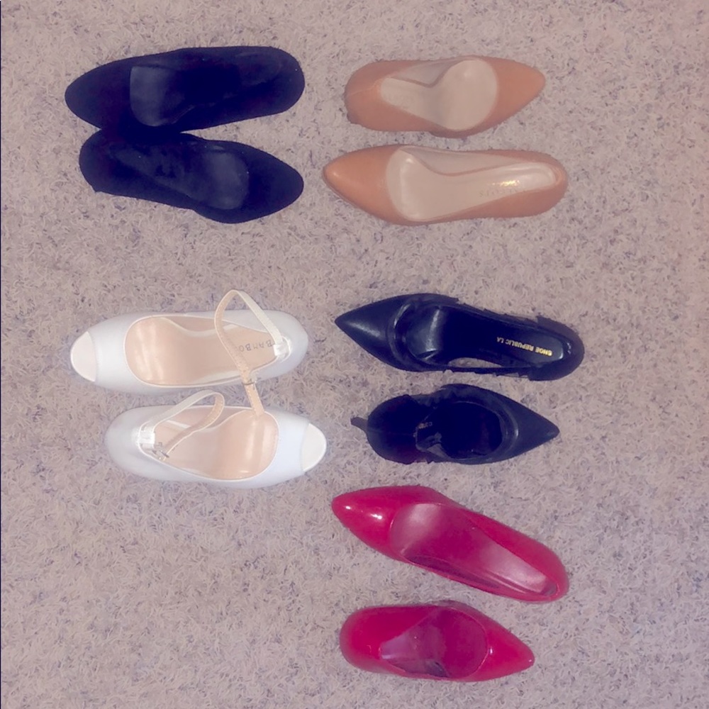 5 pairs of heels 👠
